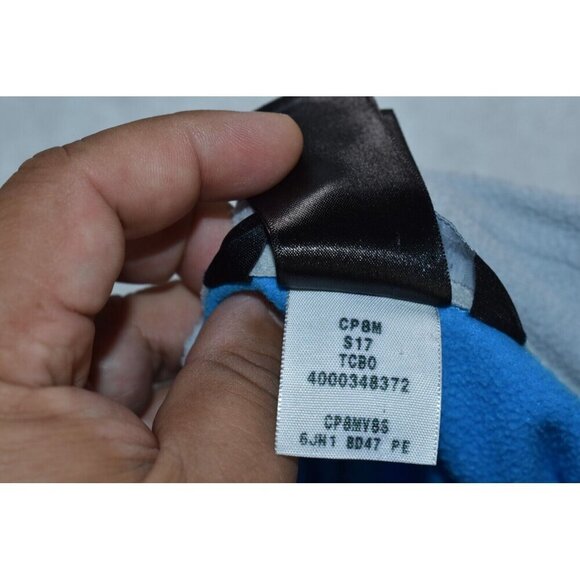 The North Face Classic Men's Sweatshirt Size L Blue Pullover Half Zip Fleece - Picture 10 of 12